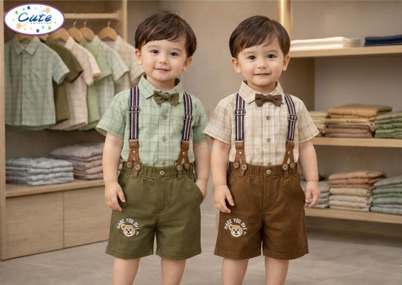 NEW FANCY PARTY WEAR DRESSES FOR BABY BOY Image 1