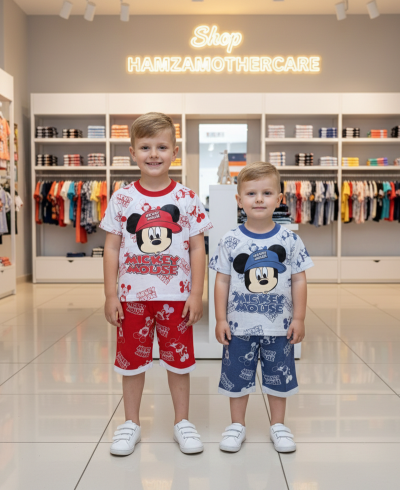 Mickey Mouse Summer Suit For Boys