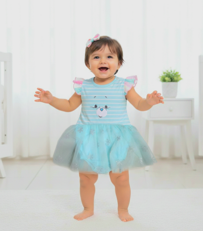 Party Wear Baby Girl Fancy Frock ( Cat Shape )